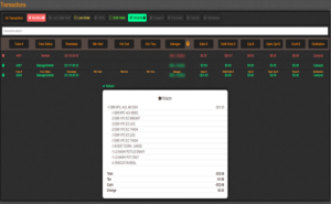 Transaction Screen